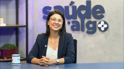 Thumbnail do episódio de podcast de Priscila Figueiredo no Programa Saúde e Algo+